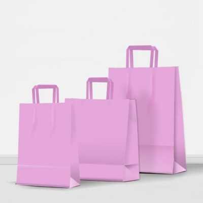 Bolsa regalo acuario pastel pink 22x10x30 cm Premium Pack