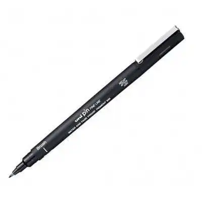 Marcador brush  0.8 mm Fine Line light gray punta pincel Uni-Pin