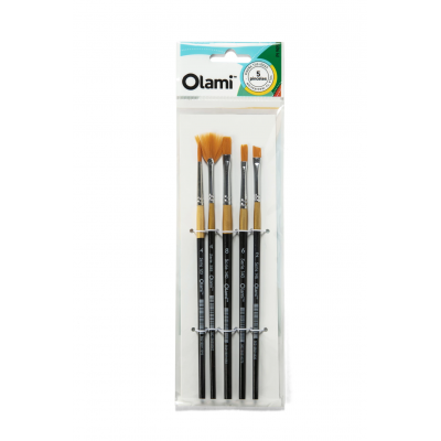 Set de pinceles surtidos PI-905 x5 unidades Olami