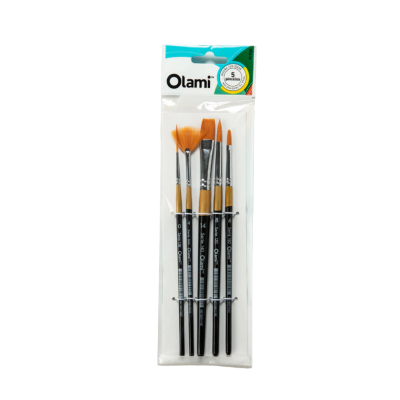 Set de pinceles surtidos PI-920 x5 unidades Olami