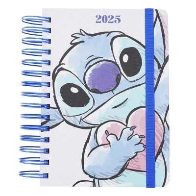 Agenda Diaria 14x20 cm Stitch con espiral Mooving