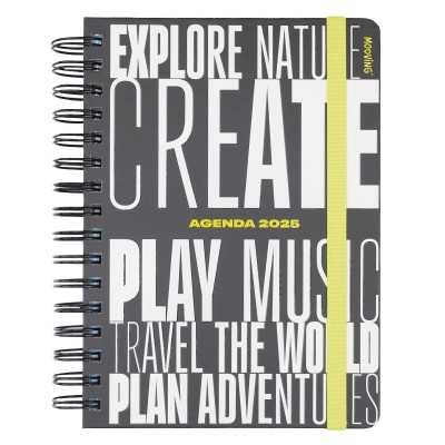 Agenda Diaria 16,5x22 cm Urban II con espiral Mooving