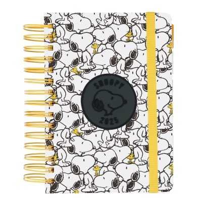 Agenda Diaria 14x20 cm Snoopy con espiral Mooving