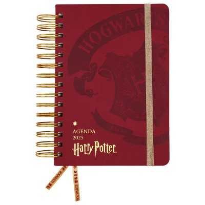 Agenda diaria 14x20 cm Harry Potter con espiral Mooving