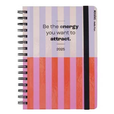 Agenda Semanal 15x21 cm Hello fun II con espiral Mooving