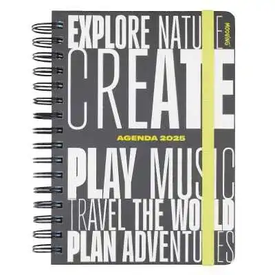 Agenda Semanal 15x21 cm Urban II con espiral Mooving