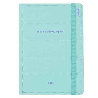 Agenda Semanal 15x21 cm Matelasse menta encuadernada Mooving