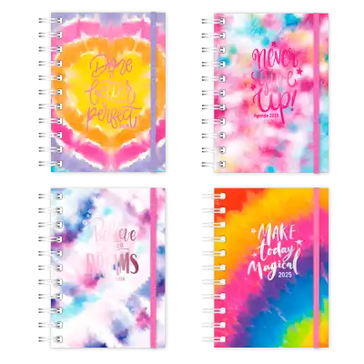 Agenda 10x15 cm diaria Degradee con espiral Onix