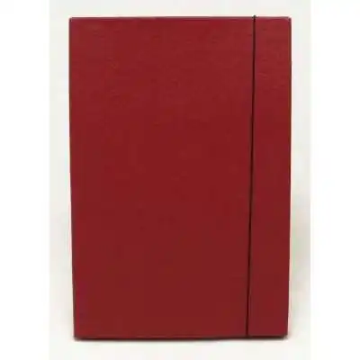 Estuche 3 cm con elástico fibra Rojo Fibracap