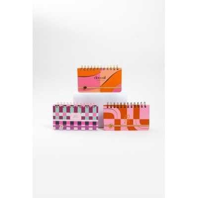 Agenda pocket Pink con espiral FW