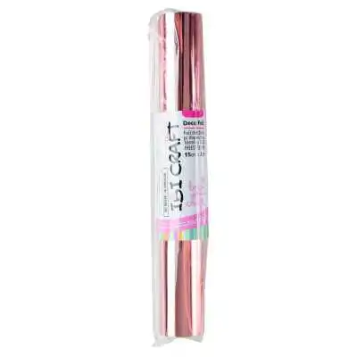 Foil Art para lápiz térmico 0.15 x 3 metros Oro Rosa Ibicraft