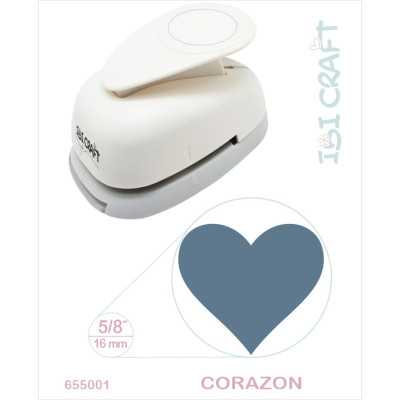 Perforadora artística 17 mm 3/4" Corazón Ibicraft