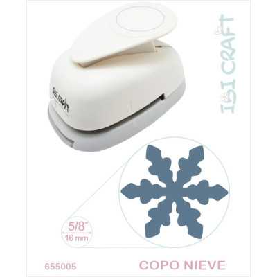 Perforadora artística 17 mm 3/4" Copo Nieve Ibicraft