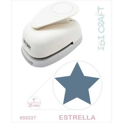 Perforadora artística 25 mm 1" Estrella Ibicraft