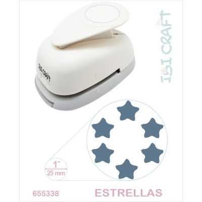 Perforadora artística 25 mm 1" 6 Estrellas Ibicraft