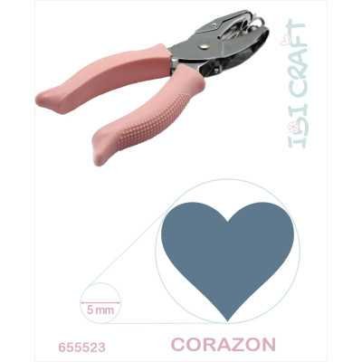 Perforadora pinza Corazón 5 mm Ibicraft