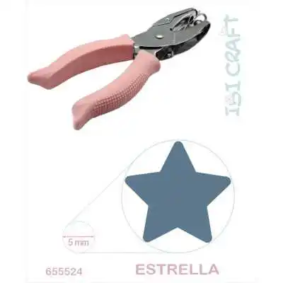 Perforadora pinza Estrella 5 mm Ibicraft