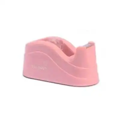 Portarrollo de mesa para cinta adhesiva Rosa 12 a 24 mm x30 metros Ibicraft