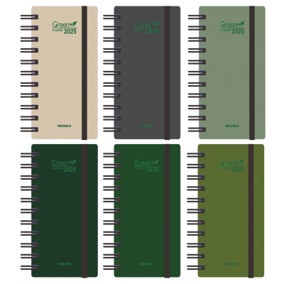 Agenda pocket Green Rideo