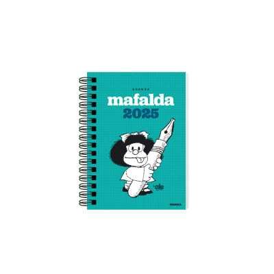 Agenda 15x11 cm diaria MAFALDA con espiral ediciones Granica