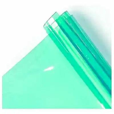 Hojas simil acetato color Verde 35x50cm 200 micrones Self