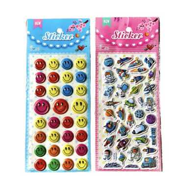 Stickers Smile/Espacial con relieve Colours