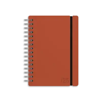 Agenda Studio Red clay A5 diaria Vacavaliente