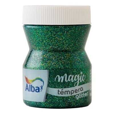 Tempera Magic glitter Verde (52) x100 ml Alba