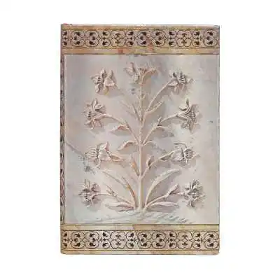 Cuaderno AGRA -FLORES DEL TAJ MAHAL 10x14 cm Mini - Rayado Paperblanks