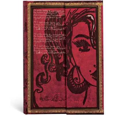 Cuaderno Mini-Liso 10x14 cm Amy Winehouse - Tears Dry Paperblanks