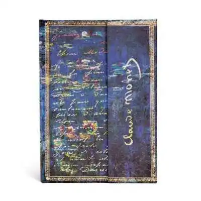 Cuaderno MONET (Water Lilies) 13x18 cm Midi Rayado Paperblanks