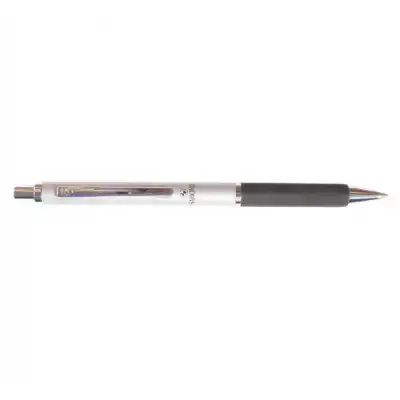 Boligrafo Elegance retráctil blanco con grip Sabonis