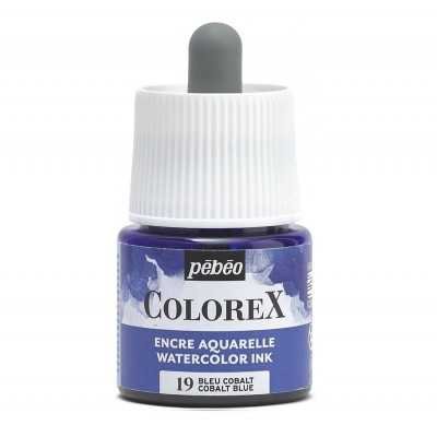 Tinta acuarela Colorex Azul Cobalto x45 ml Pebeo