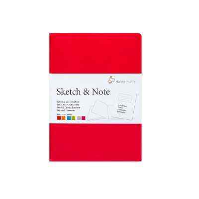 Sketch Note A4 Red Bundle Blanco Natural Rugosidad Agradable de 125 gramos x20 hojas Hahnemühle