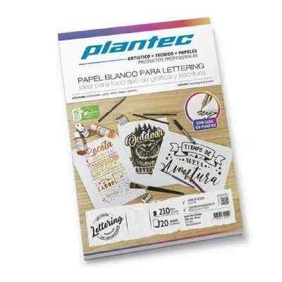 Block A3 de 210 gramos para dibujo y lettering x20 Hojas emblocado Plantec