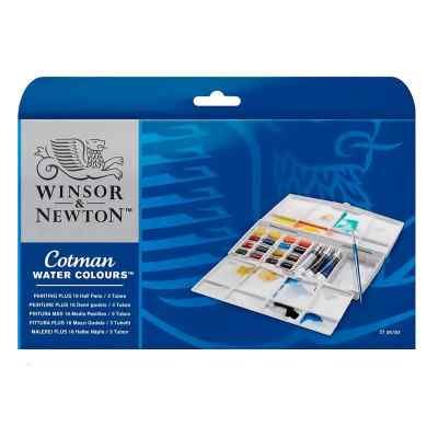 Set de Acuarelas Cotman Painting Plus Pan +Tube Winsor & Newton