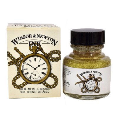 Tinta para Dibujo Win Dip Ink Oro x30 ml Winsor & Newton