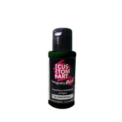Pintura para Aerografía Hard Verde musgo (70) x 50 ml Eterna