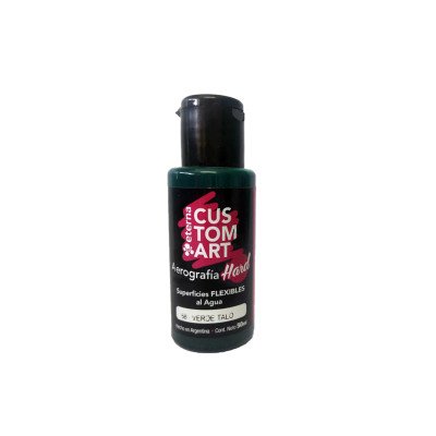 Pintura para Aerografía Hard Verde Talo (68) x 50 ml Eterna