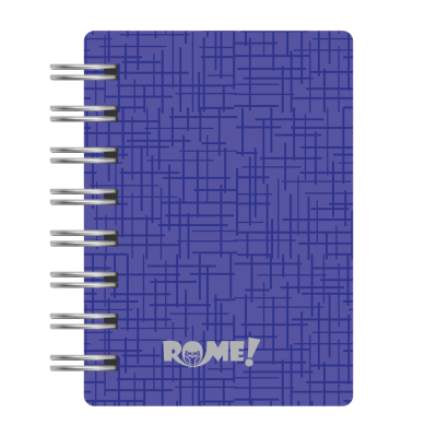 Libreta A6 cartone plot x 90 hojas rayadas Rome