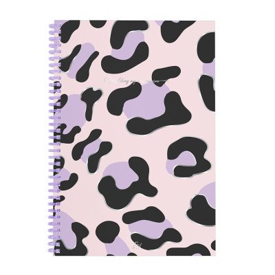 Cuaderno con espiral A4 tapa semirrígida Wild x 80 hojas rayado FW