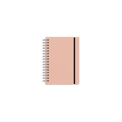 Cuaderno Studio A5 Rosa Cuero reciclado rayado 80 hojas notebook VACAVALIENTE