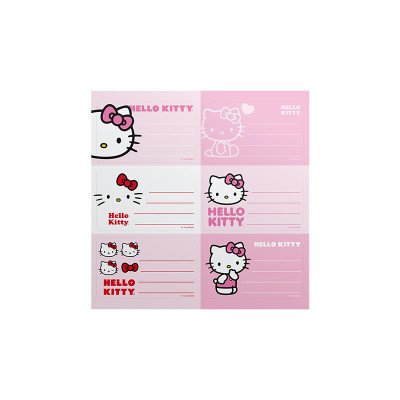 Etiquetas Autoadhesivas Hello Kitty x12 unidades Mooving