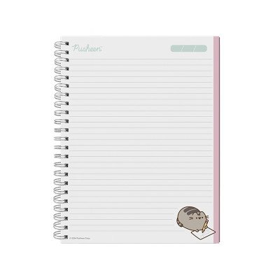 Cuaderno con espiral A4 tapa dura Pusheen III x96 hojas rayado Mooving