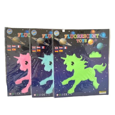 Stickers Glow in the dark Unicornios Colours