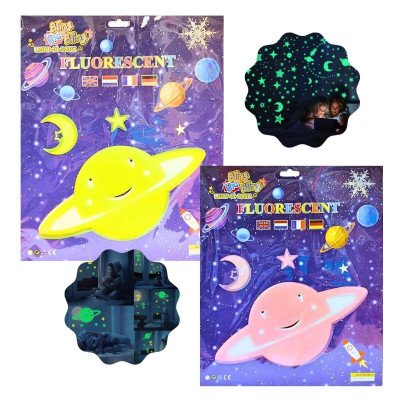 Stickers Glow in the dark Planetas Colours