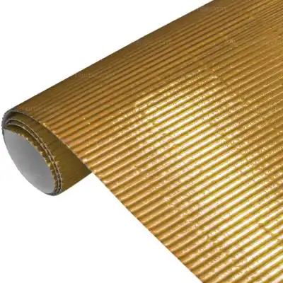 Microcorrugado 50x70 cm dorado Leysa