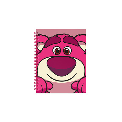 Cuaderno 16x21 cm con espiral tapa dura Lotso II x 80 hojas rayado Mooving