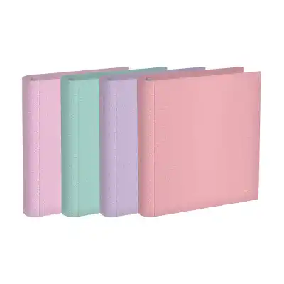 Carpeta 3 anillos de 40mm Pastel forrada FW