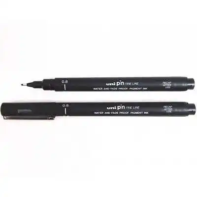 Marcador Uni Pin Dark Gray Mitsubishi